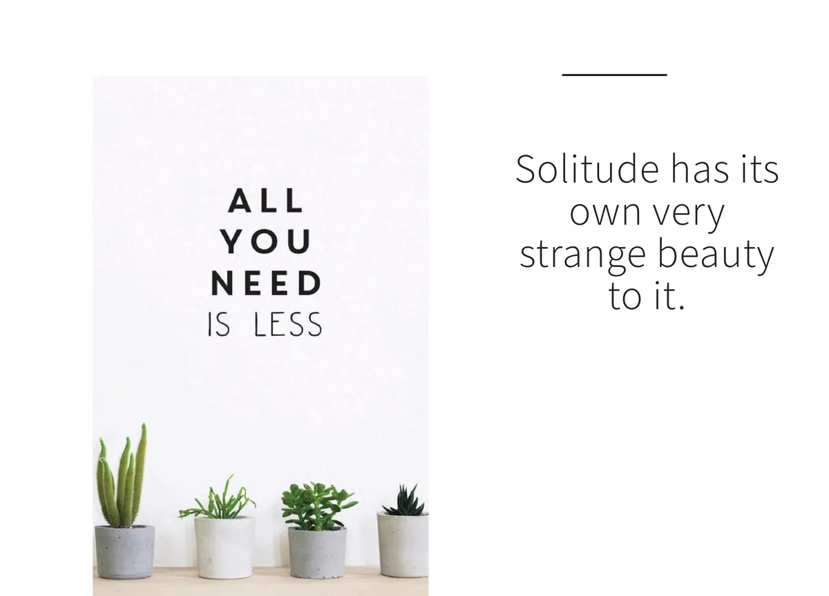 Card: the cover of All You Need Is Less by Vicki Vrint, with a line set beside it.